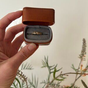 Gorgeous Ruth Tomlinson Gold and Diamond Ring with Granules